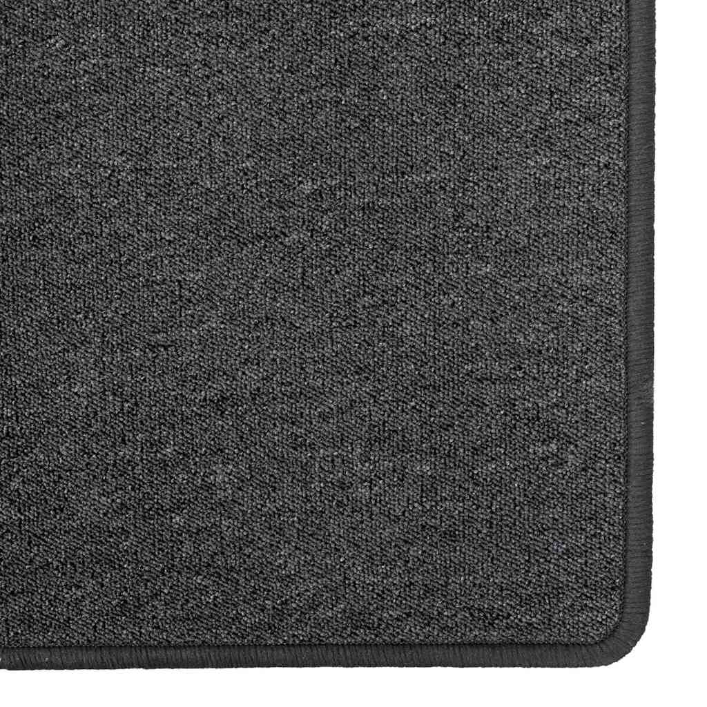 Tepih trkač Tamno siva 100 x 150 cm 100% Polipropilen