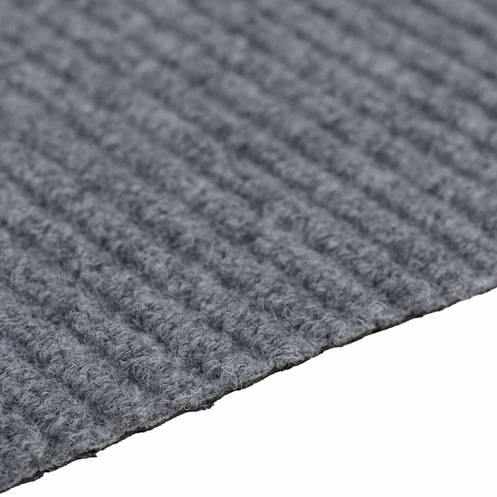 Tepih trkač Svijetlo siva 100 x 150 cm tkanina