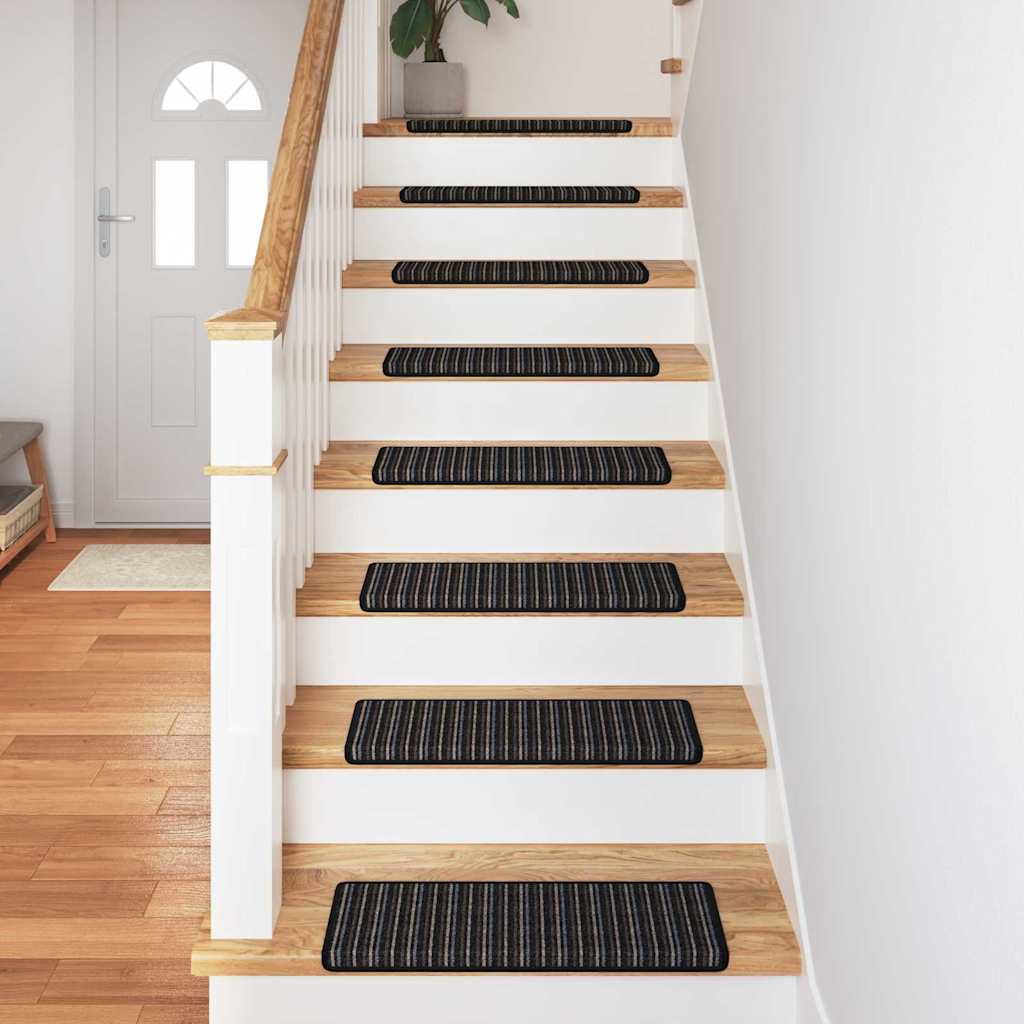 Samoljepljivi stepenasti ulošci 15 pcs Antracit 65 x 21 x 4 cm