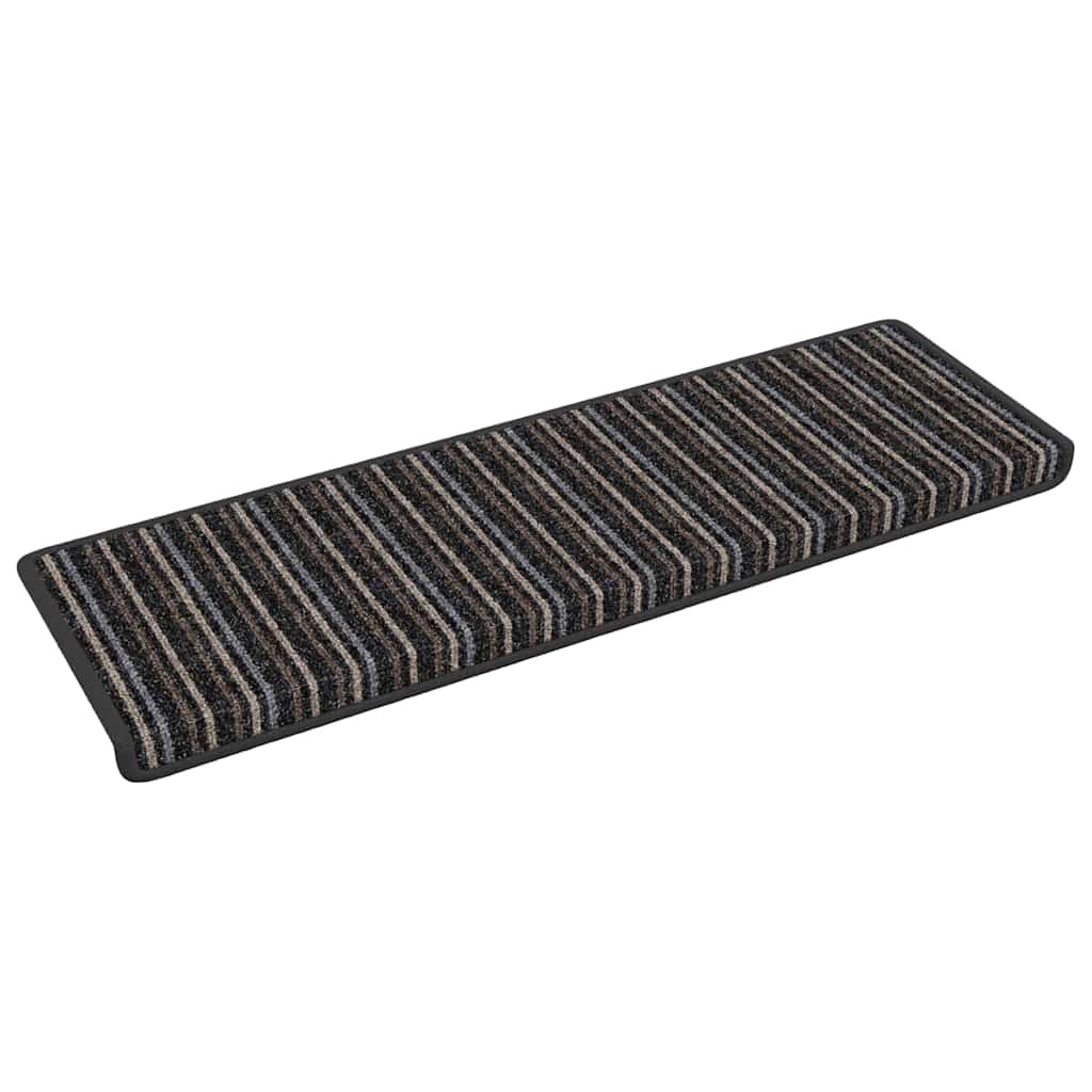 Samoljepljivi stepenasti ulošci 15 pcs Antracit 65 x 21 x 4 cm