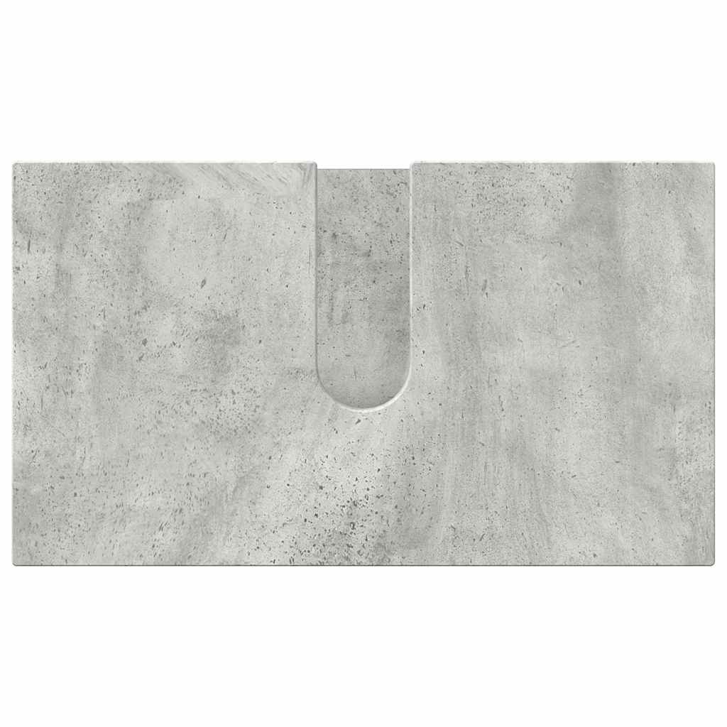 Set namještaja za kupaonicu 3 pcs Beton siva Konstruirano drvo