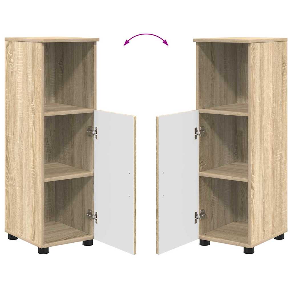 Set namještaja za kupaonicu 5 kom. Sonoma hrast 61 x 35 x 64 cm