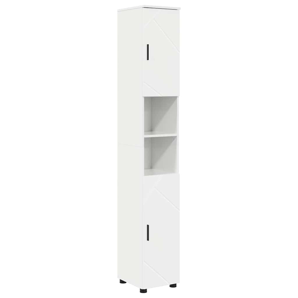 Set namještaja za kupaonicu Zidne 5 pcs Visoki sjaj bijela