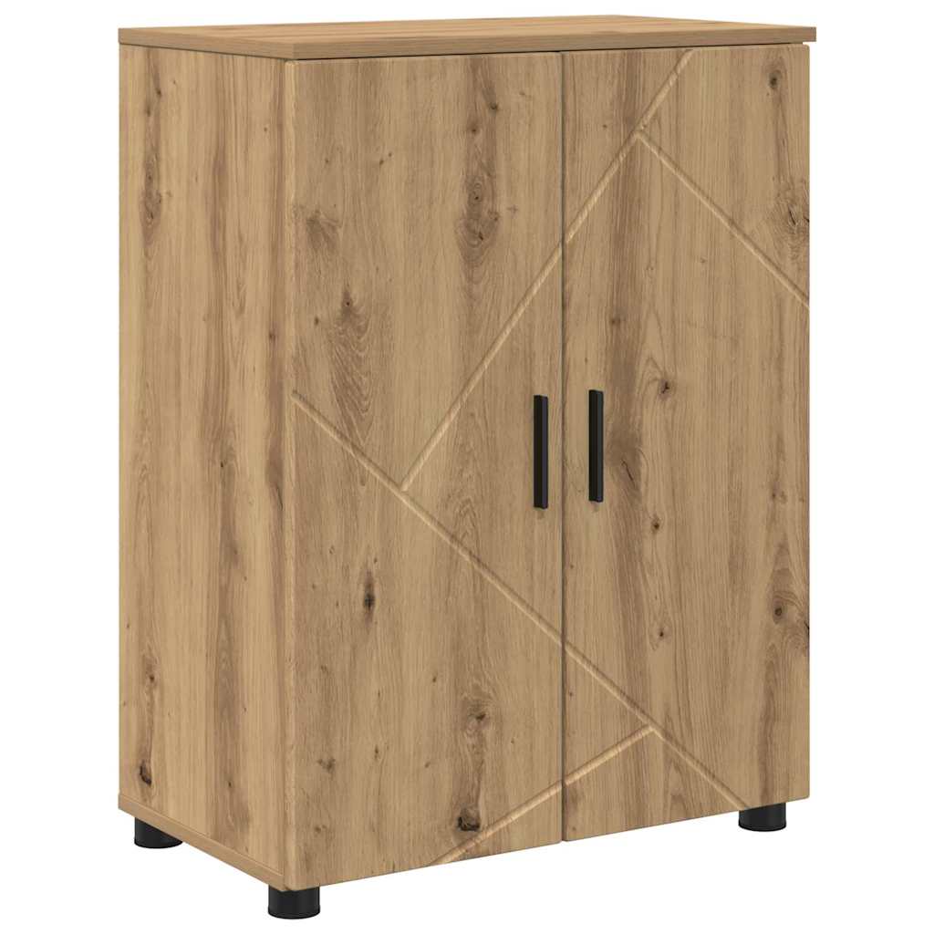 Set namještaja za kupaonicu 4 kom. Umjetnički hrast Smeđa 35 x 30 x 192 cm