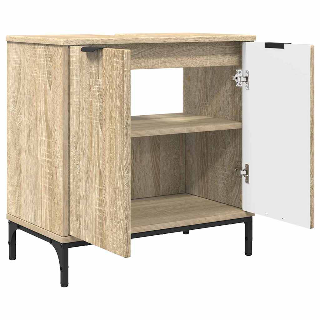 Set namještaja za kupaonicu s ladicama 2 pcs Sonoma hrast