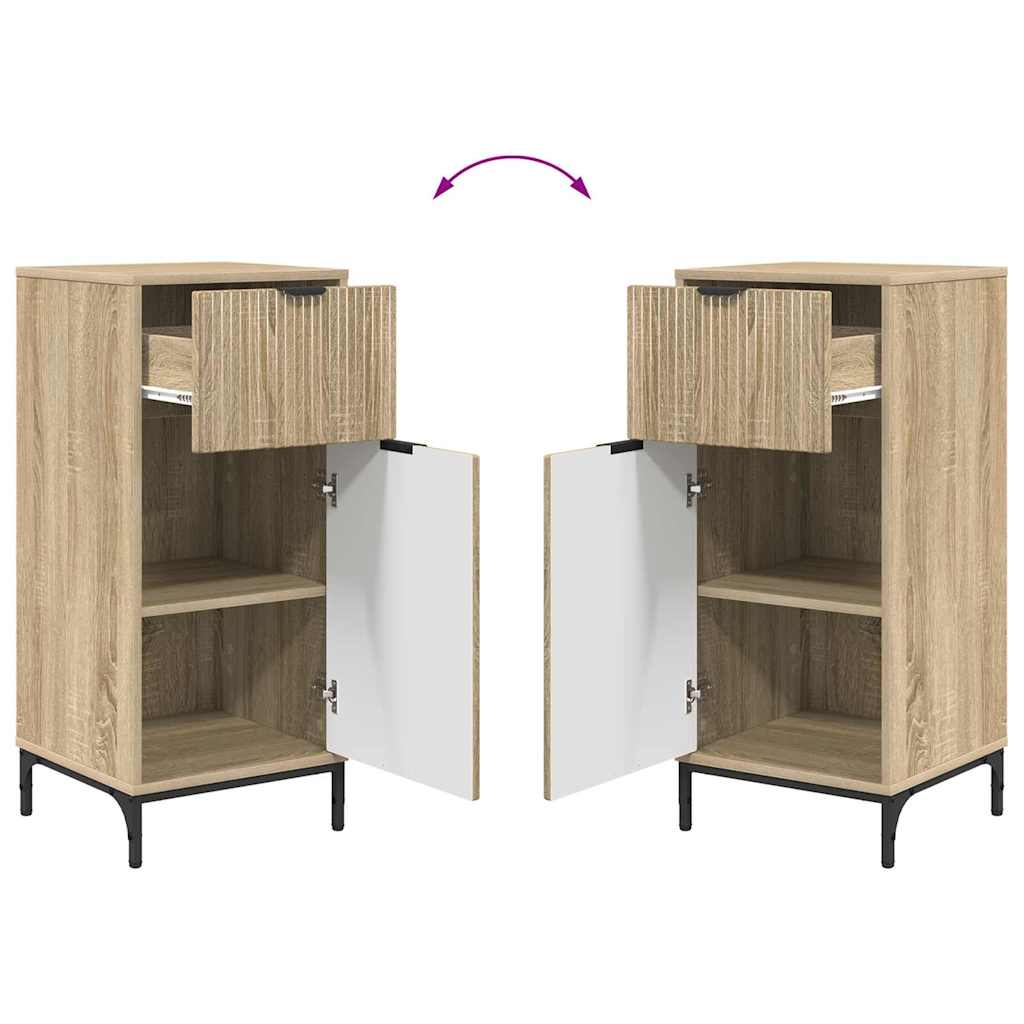 Set namještaja za kupaonicu s ladicama 2 pcs Sonoma hrast