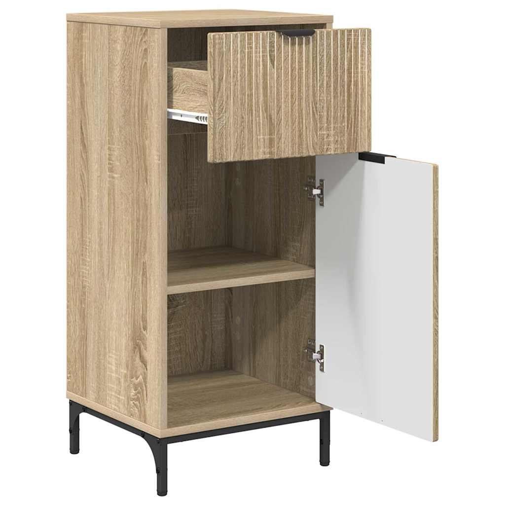 Set namještaja za kupaonicu s ladicama Zidne 3 pcs sonoma hrast