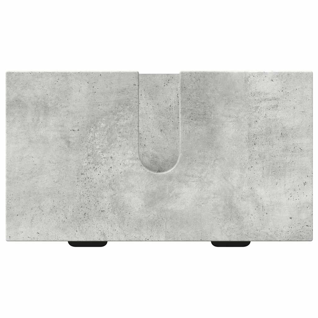 Set namještaja za kupaonicu 3 pcs Beton siva Konstruirano drvo