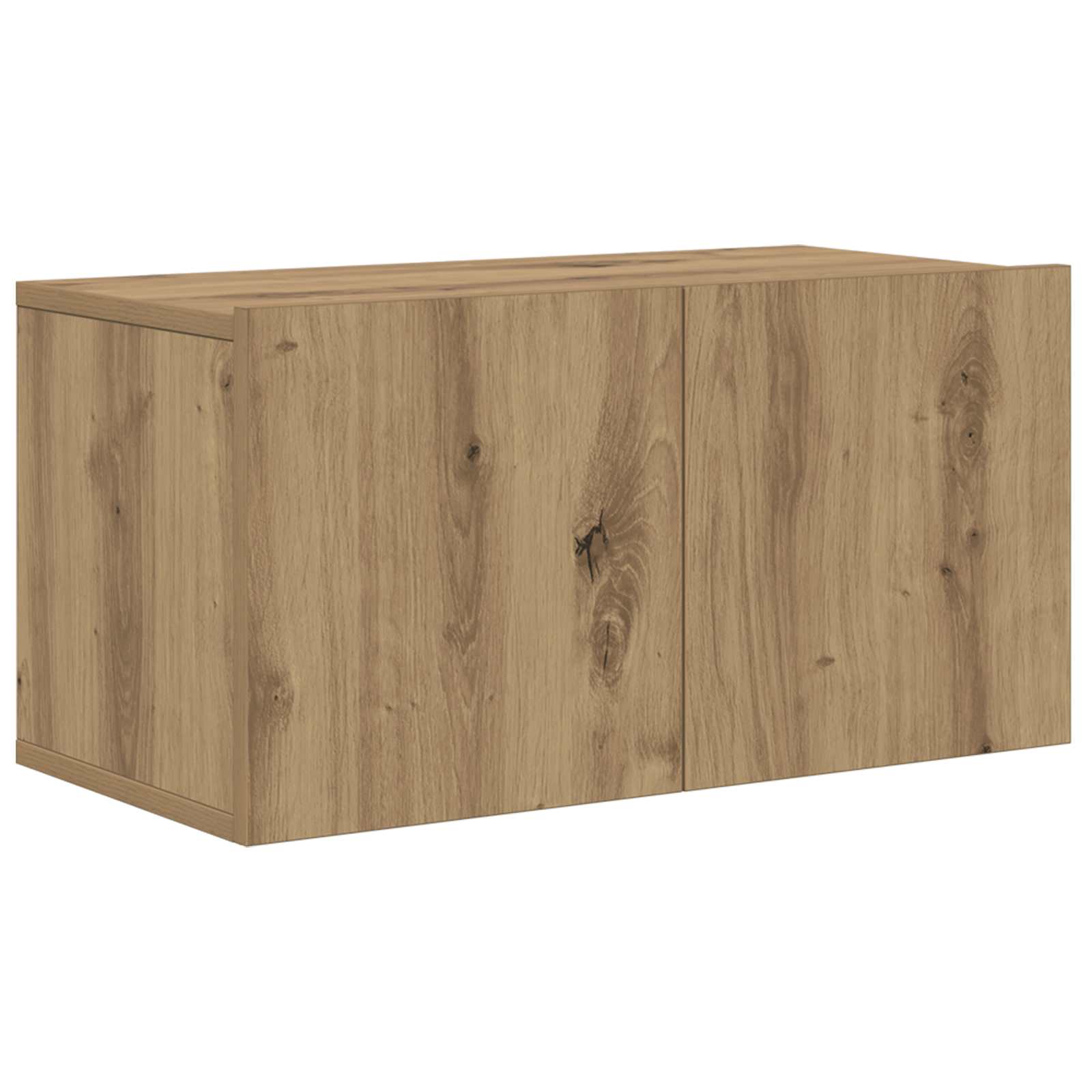 Set TV komoda Zidne 3 pcs Umjetnički hrast Konstruirano drvo