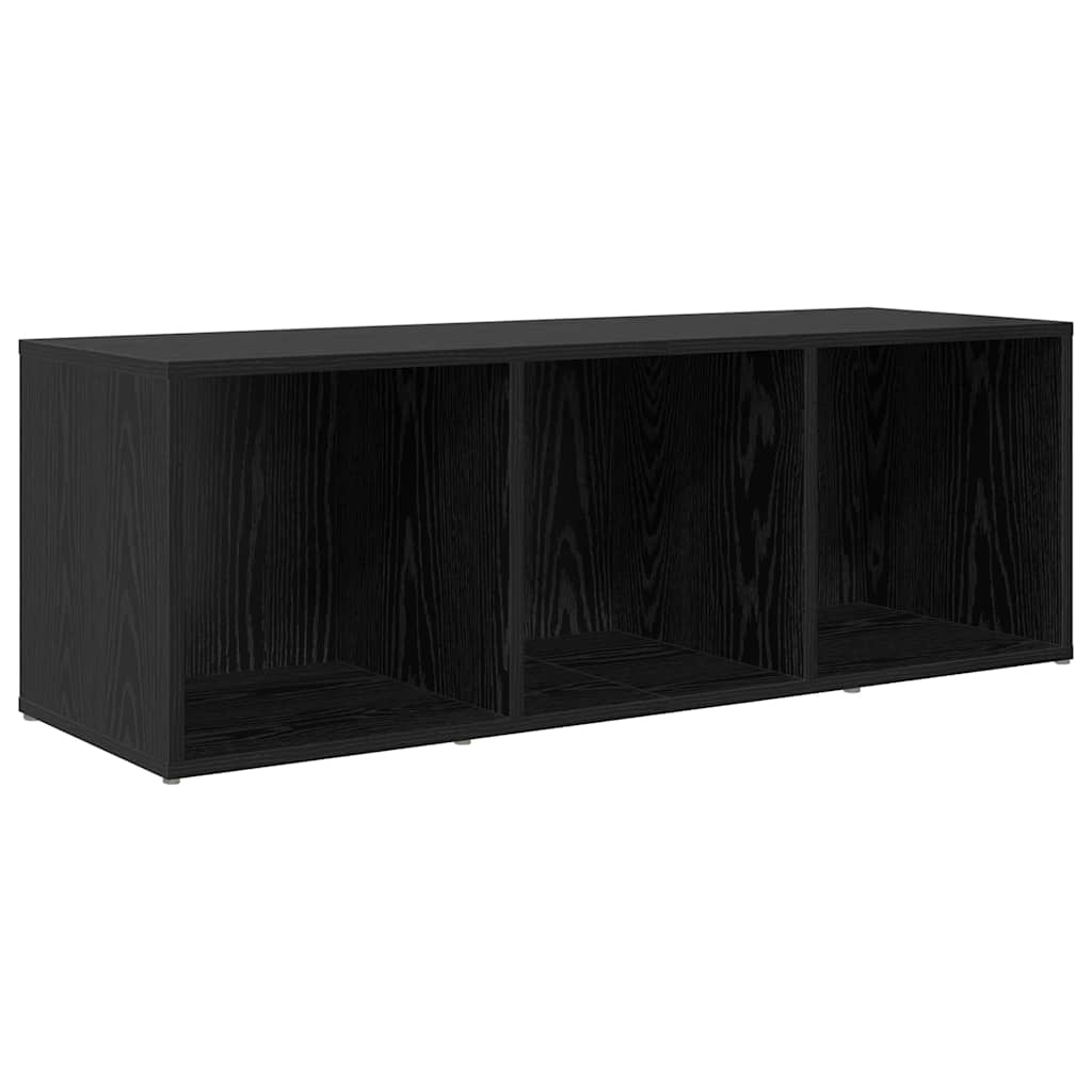 Set TV komoda Zidne 3 pcs Crna Konstruirano drvo