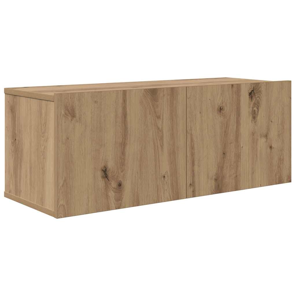 TV Kabinet za Zid 4 pcs Umjetnički hrast Konstruirano drvo