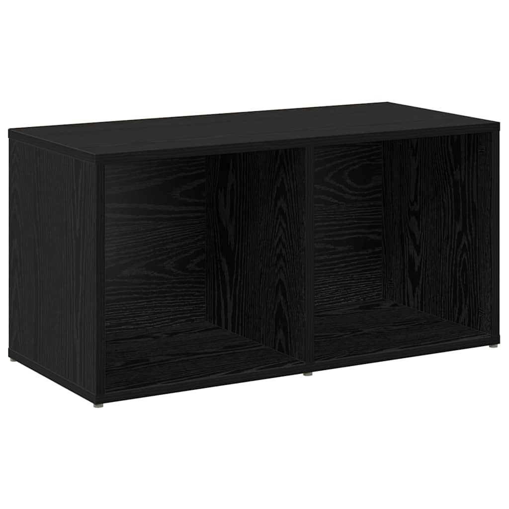 Set TV komoda Zidne 4 pcs Crni hrast 37 x 37 x 72 cm