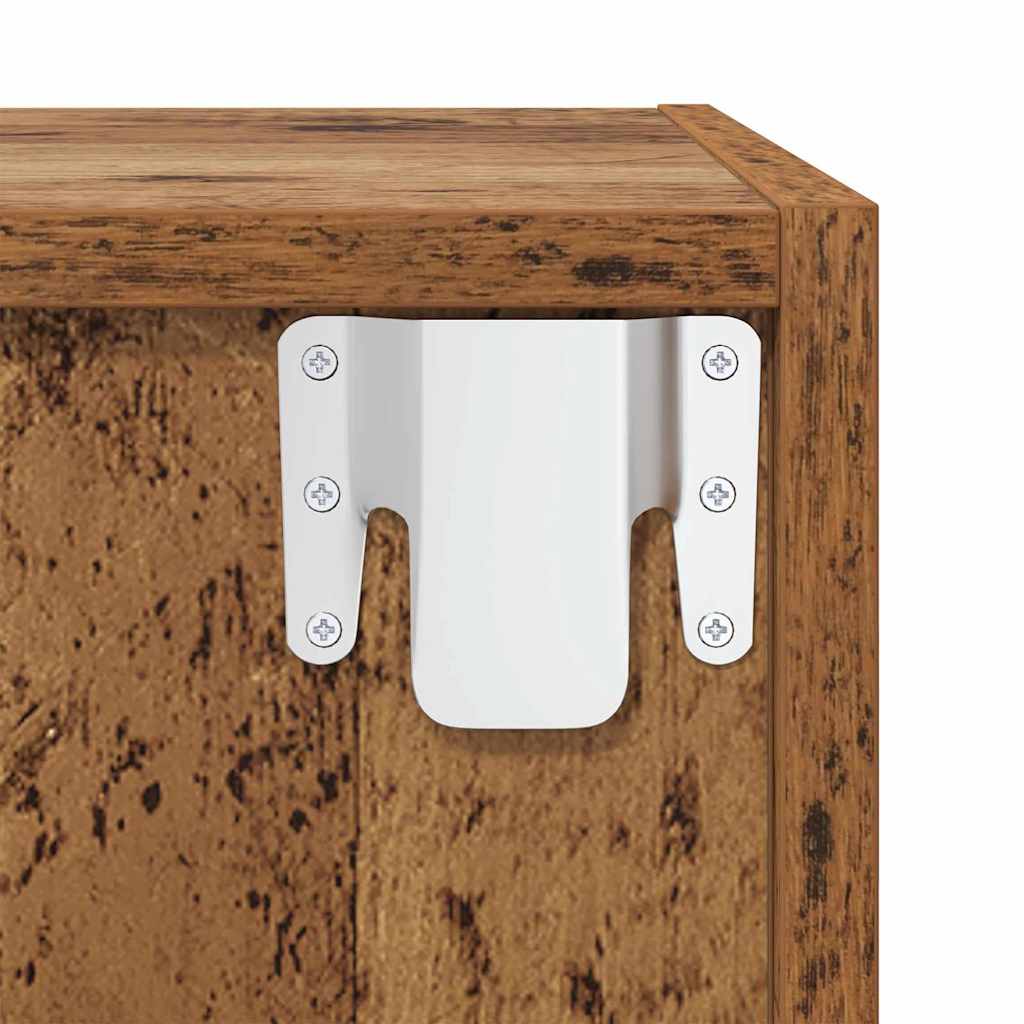 Set TV komoda 4 pcs Smeđa 37 x 37 x 142,5 cm Konstruirano drvo