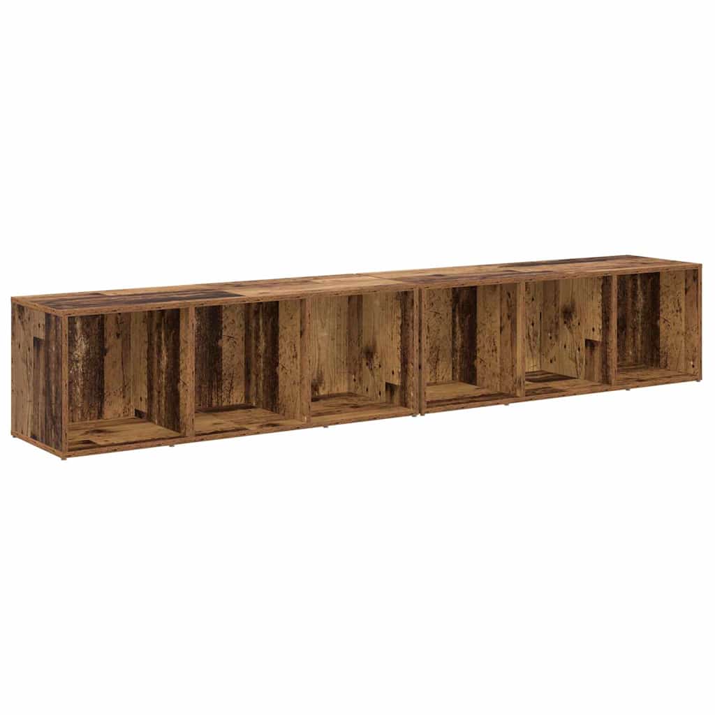 Set TV komoda Zidne 2 pcs Staro drvo 37 x 35 x 107cm