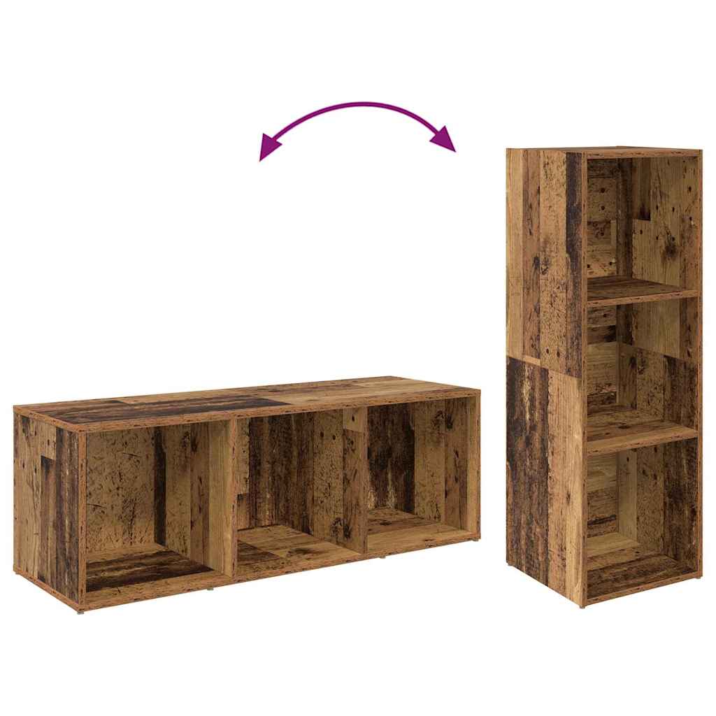 Set TV komoda Zidne 2 pcs Staro drvo 37 x 35 x 107cm