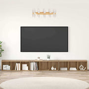Set TV komoda Zidne 3 pcs Umjetnički hrast 37 x 35 x 107 cm