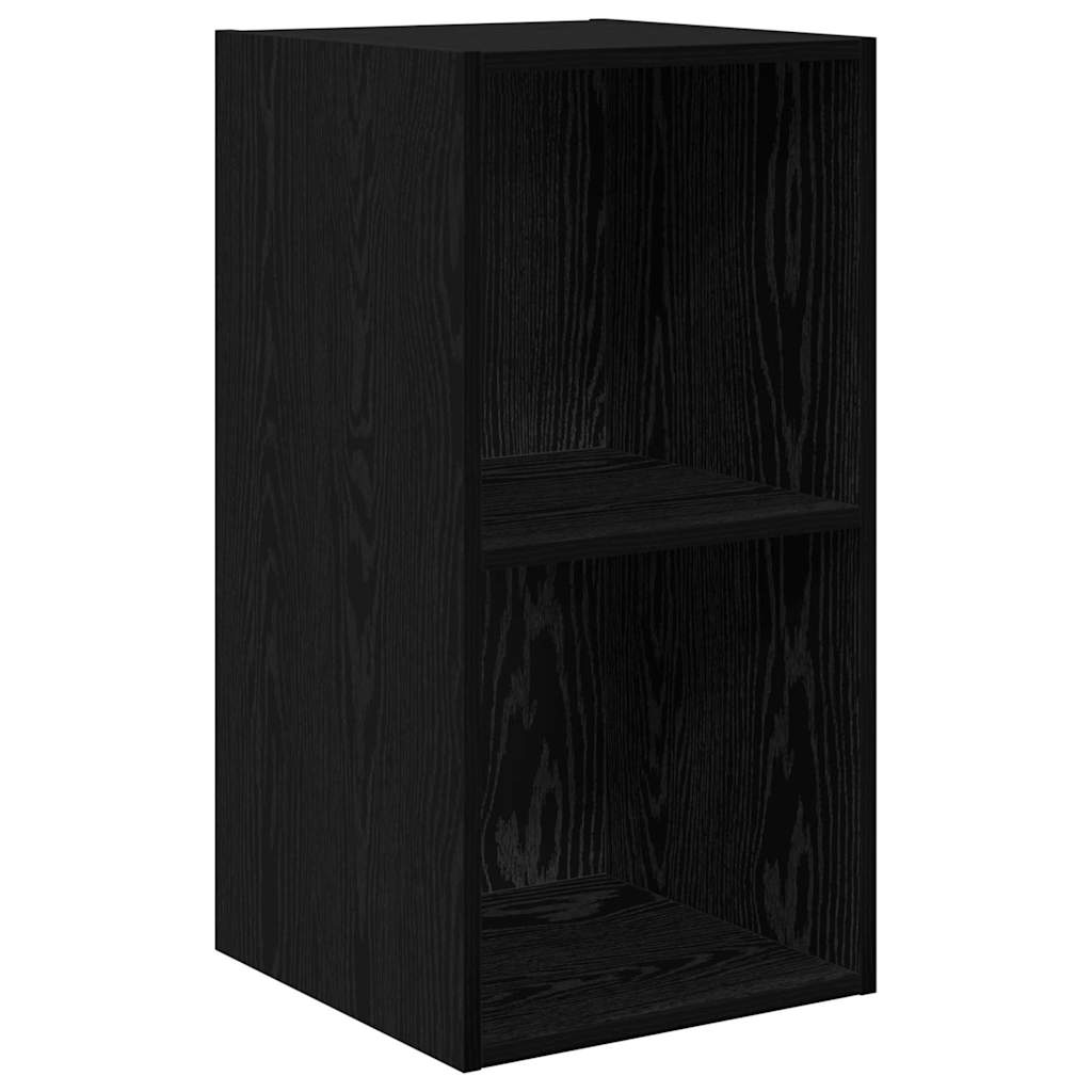 Set TV komoda Zidne 4 pcs Crni hrast 37 x 37 x 72 cm