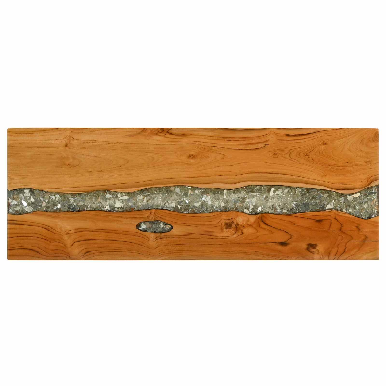 Konzolna stolica Smeđa 100 x 35 x 75 cm Čvrsto teak drvo