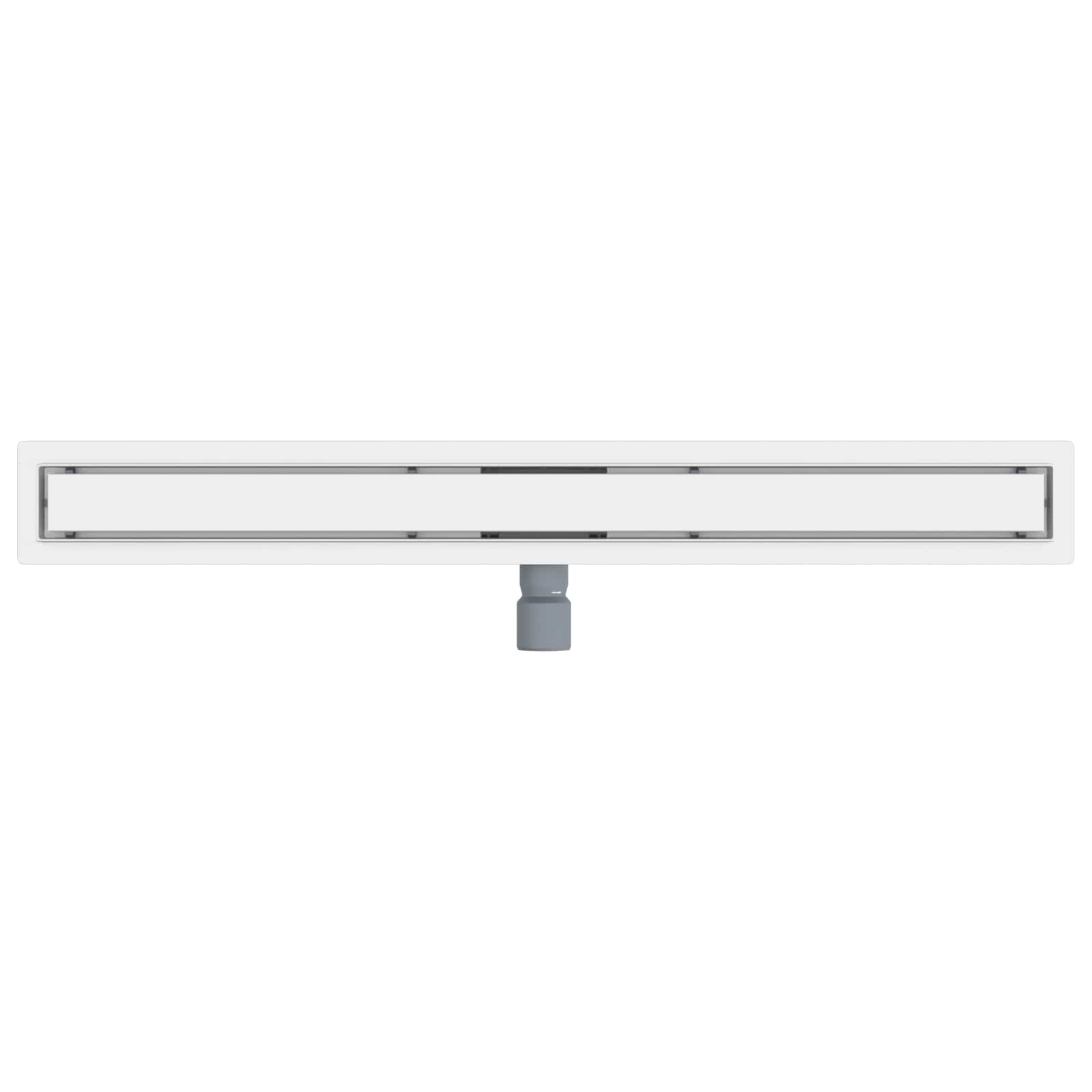 2 u 1 odvod za tuš Srebrno 90 cm Nehrđajući čelik 304