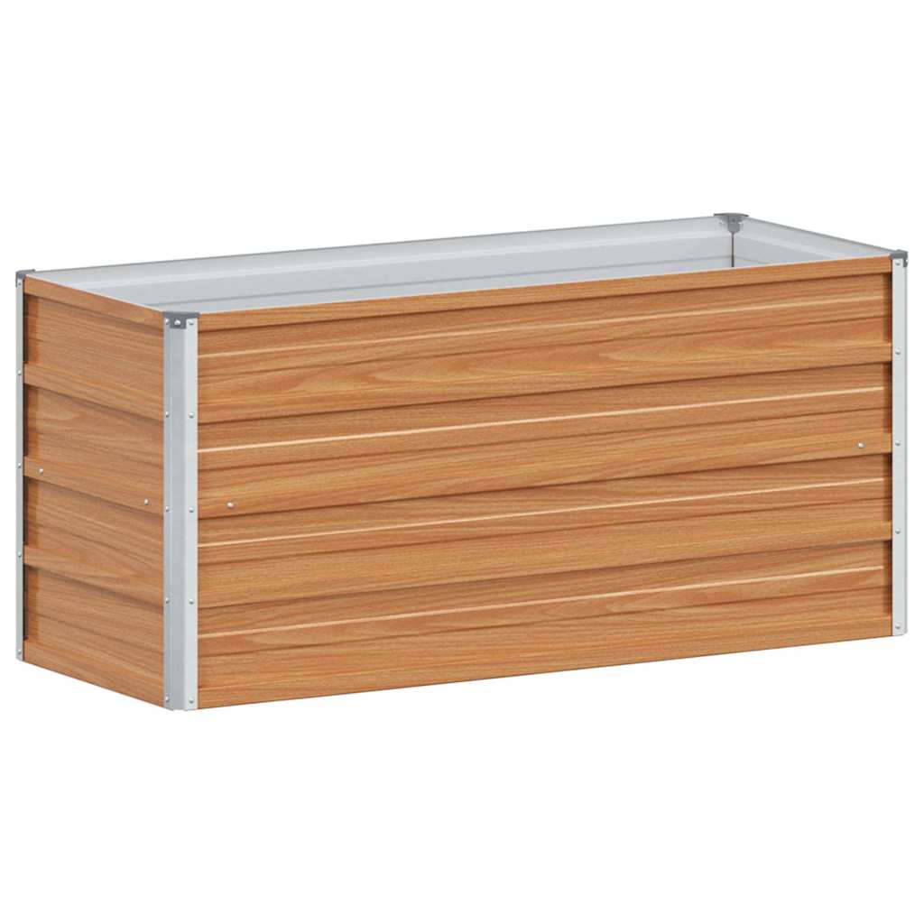 Povišena vrtna gredica Svijetlosmeđa 100 x 40 x 45 cm