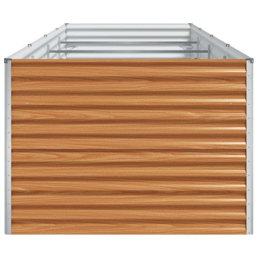 Povišena vrtna gredica 390 x 100 x 68 cm Cinkani čelik