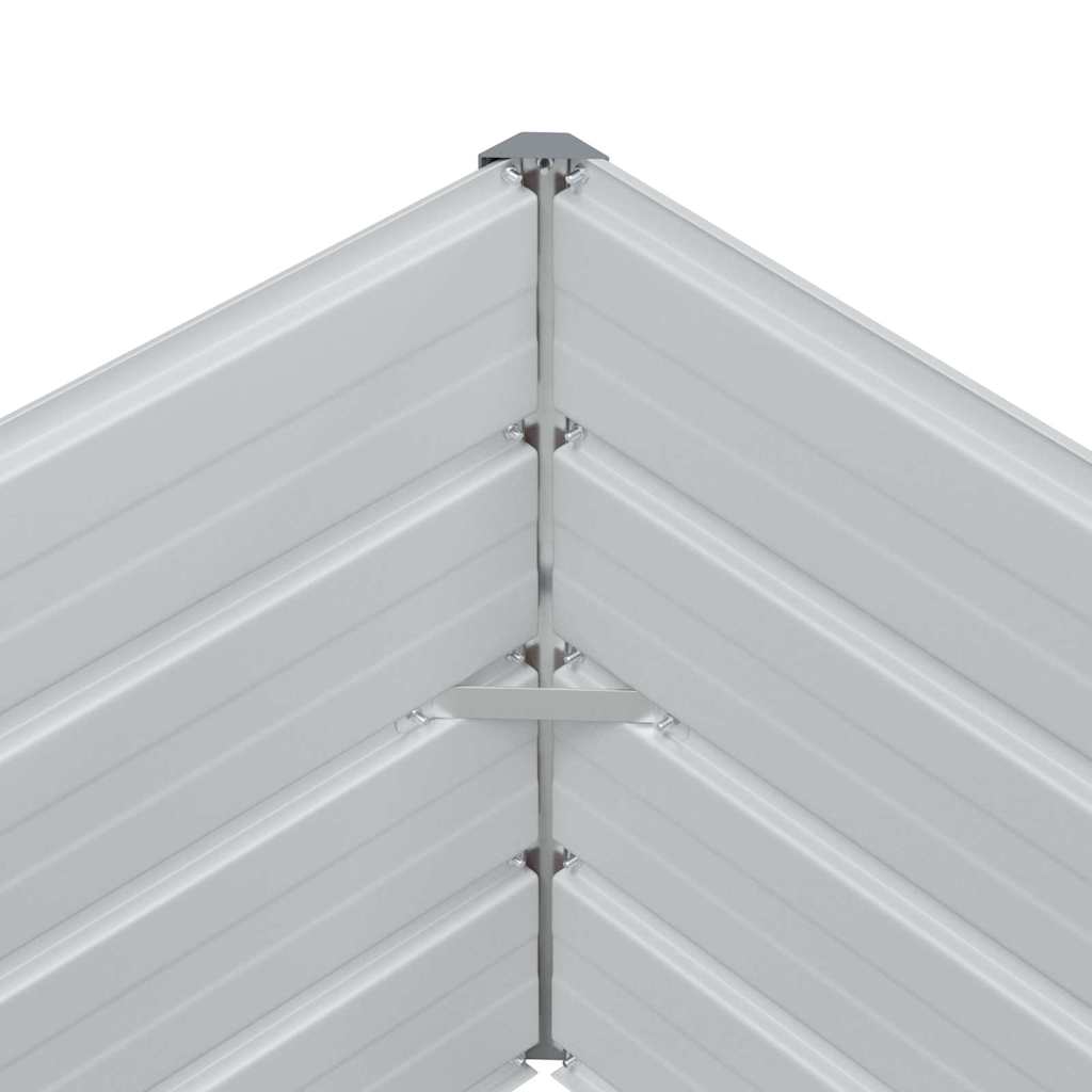 Povišena vrtna gredica Svijetlosmeđa 480 x 80 x 45 cm