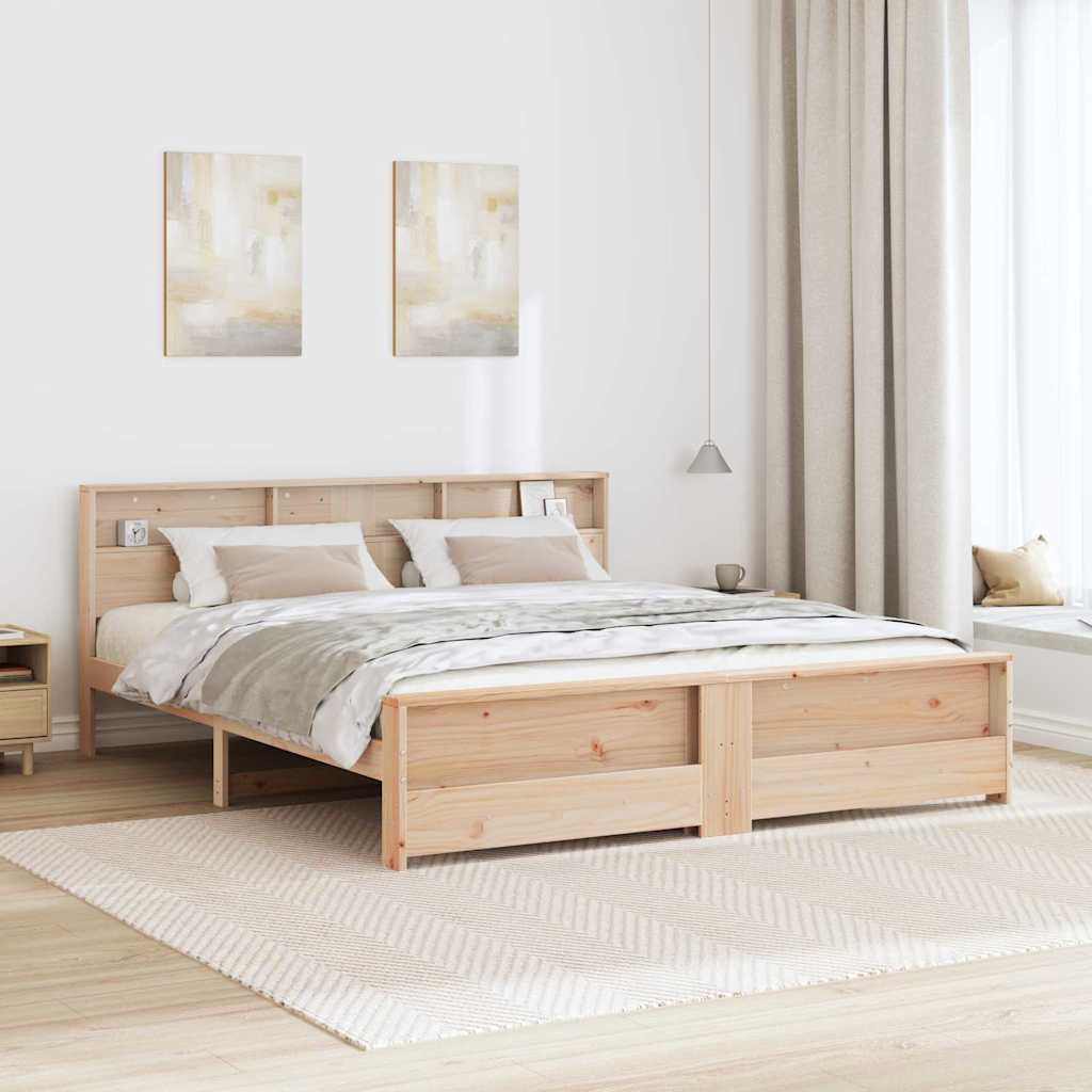 Krevetna konstrukcija Smeđa 180 x 200 cm Konstruirano drvo