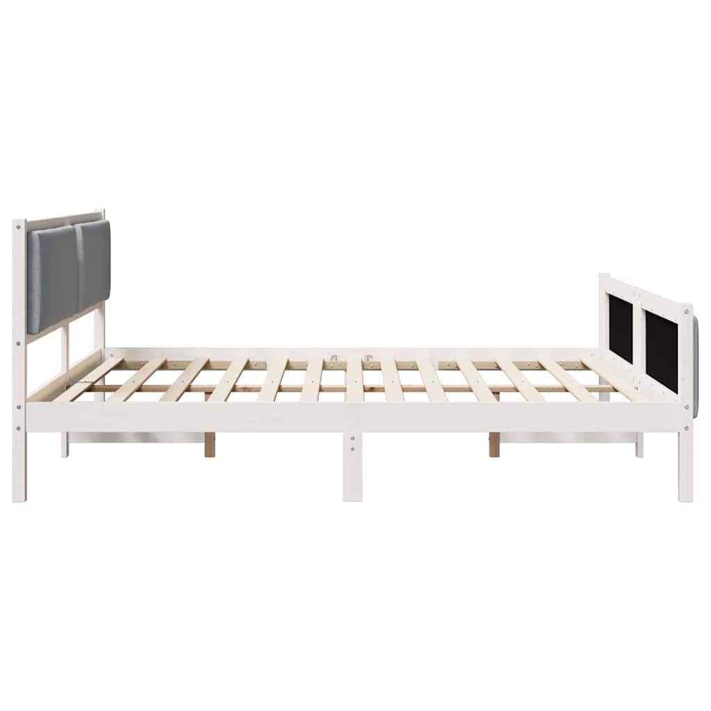 Krevetna konstrukcija Svijetlo siva 180 x 200 cm tkanina
