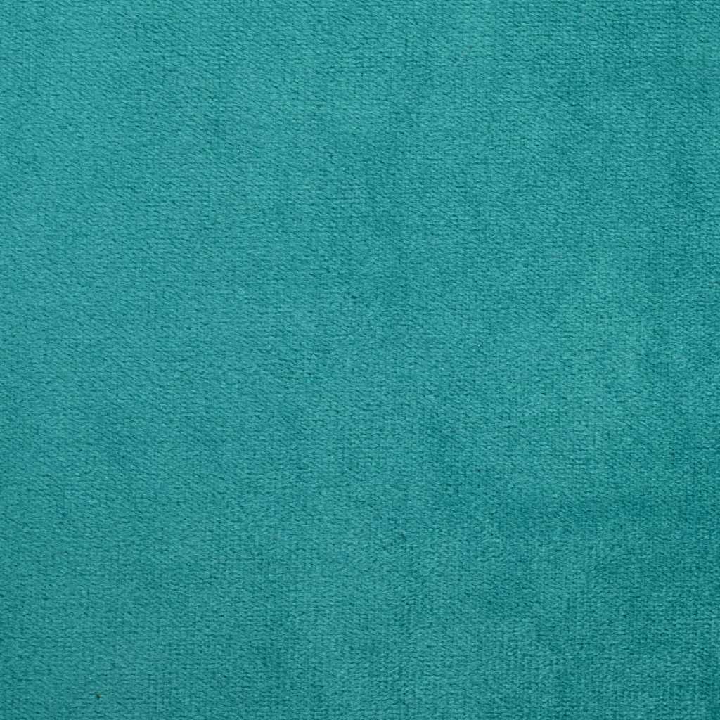 Kutni krevetni okvir s madracem 2 pcs Tirkizna Baršun
