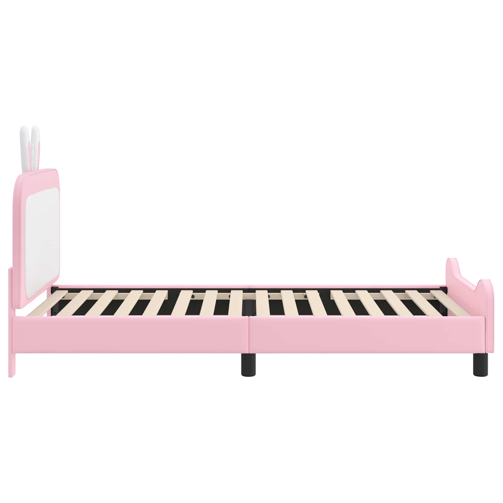 Krevet za djecu s uzglavljem Ružičasta 90 x 200 cm PU