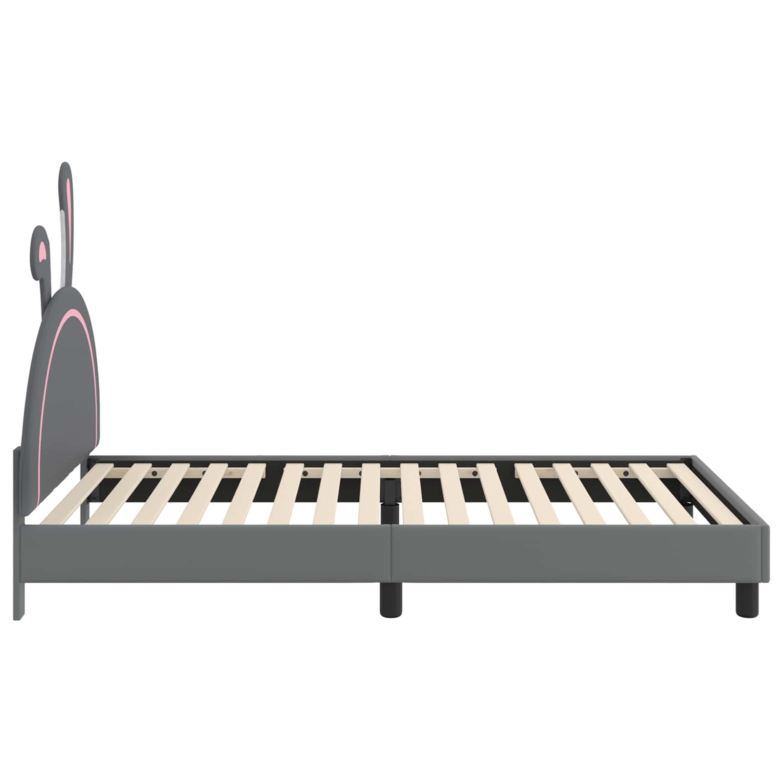 Krevet za djecu s uzglavljem Svijetlo siva 90 x 200 cm PU