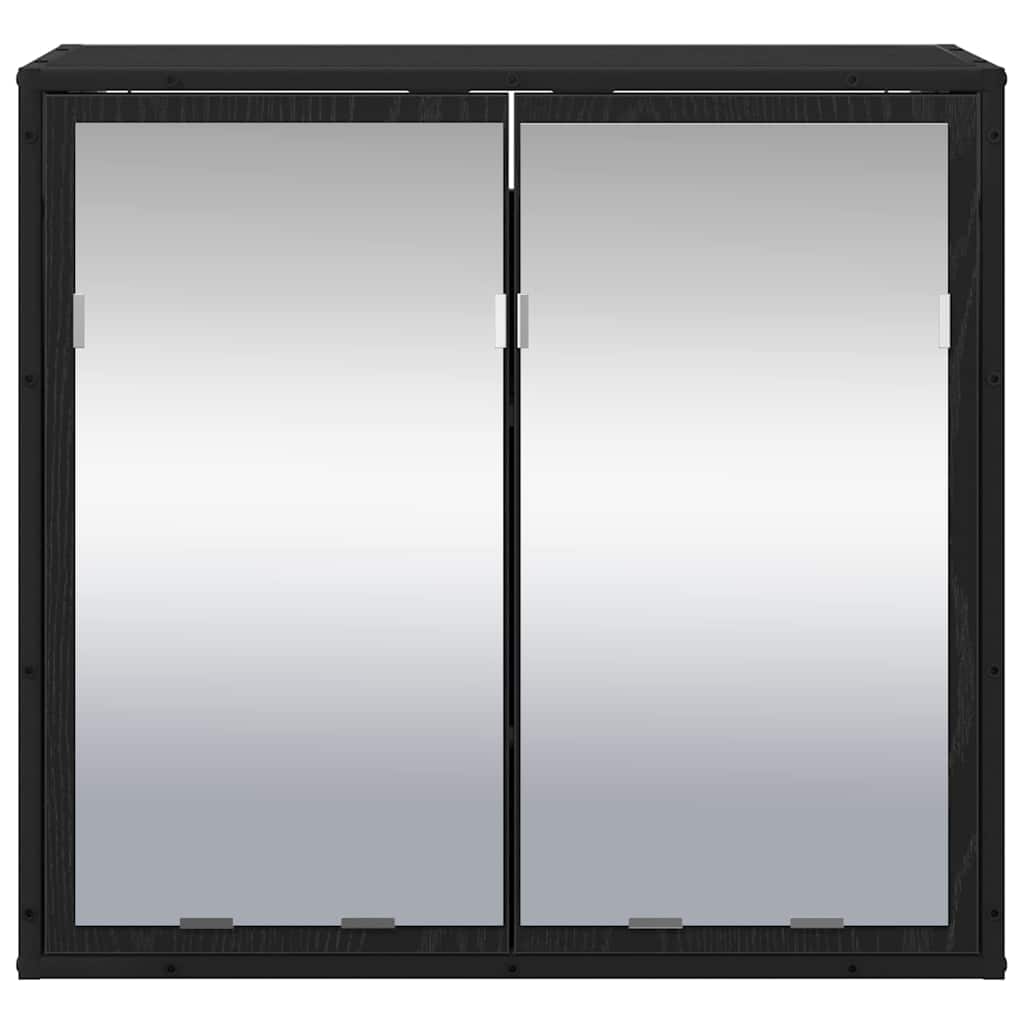 Polica na zidu s policom Zidne Crni hrast 65 x 20 x 60 cm
