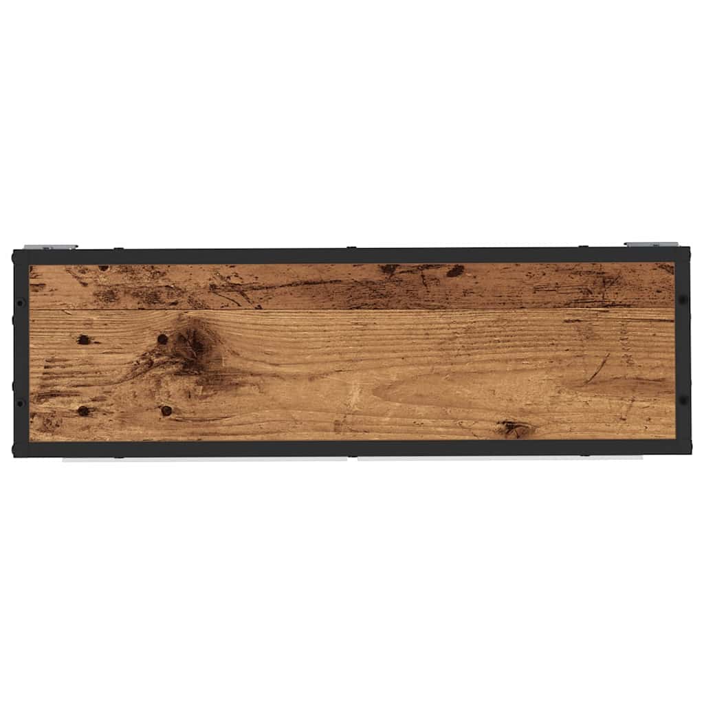 Polica na zidu s policom Zidne Staro drvo 65 x 20 x 60 cm