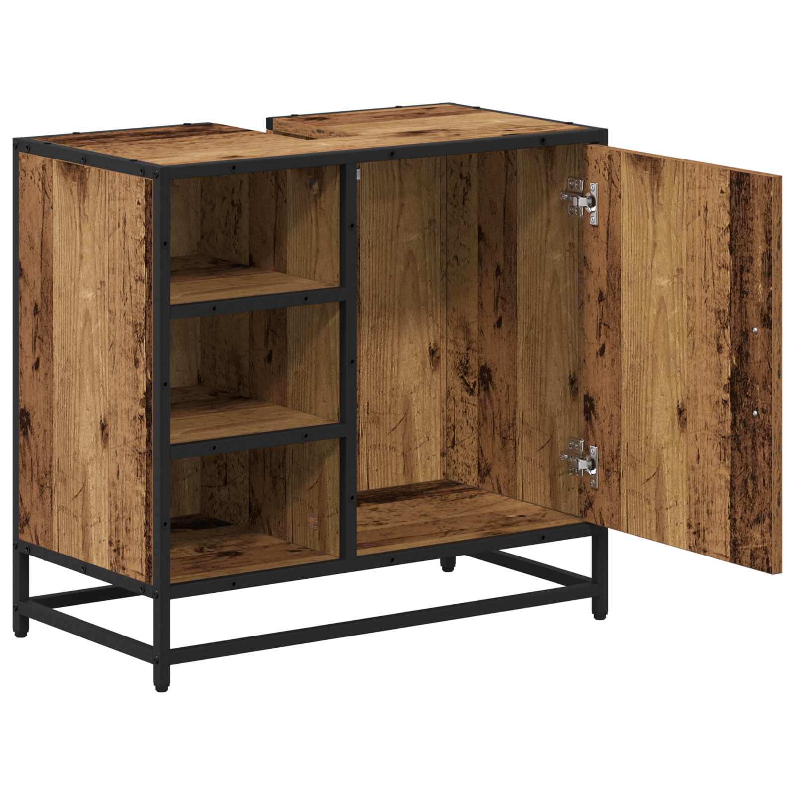 Kupaonski ormar Staro drvo 65 x 33 x 60 cm Konstruirano drvo