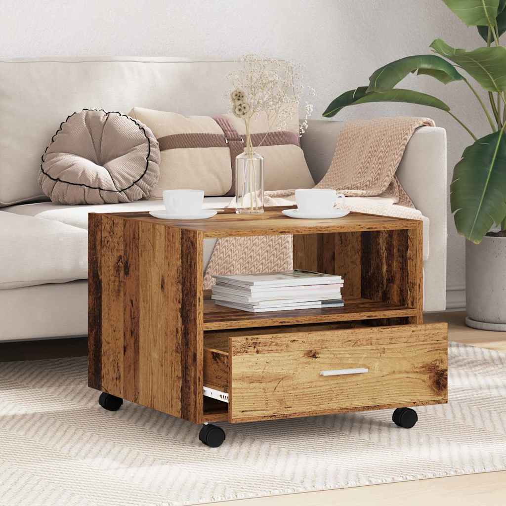 Kava Stol Staro drvo 55 x 55 x 45cm Konstruirano drvo