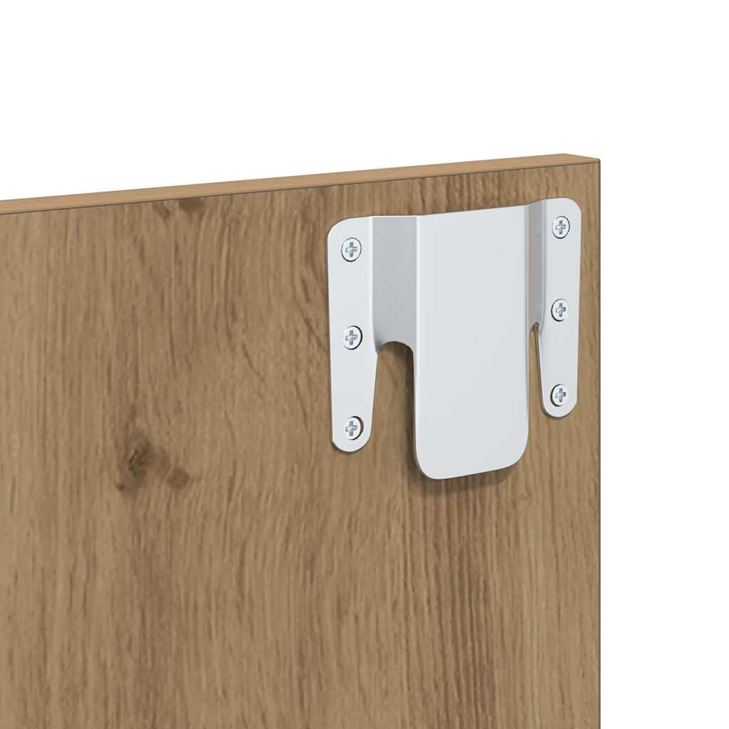 Wall-mounted noćni ormarić s ladicama 2 pcs Umjetnički hrast