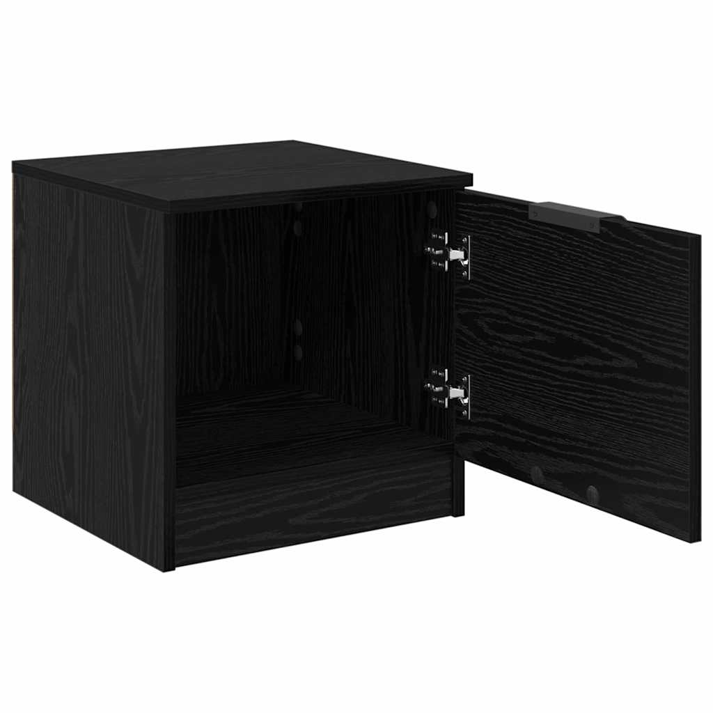 Ormarić za krevet s ladicama 2 pcs Crni hrast 40 x 39 x 40cm