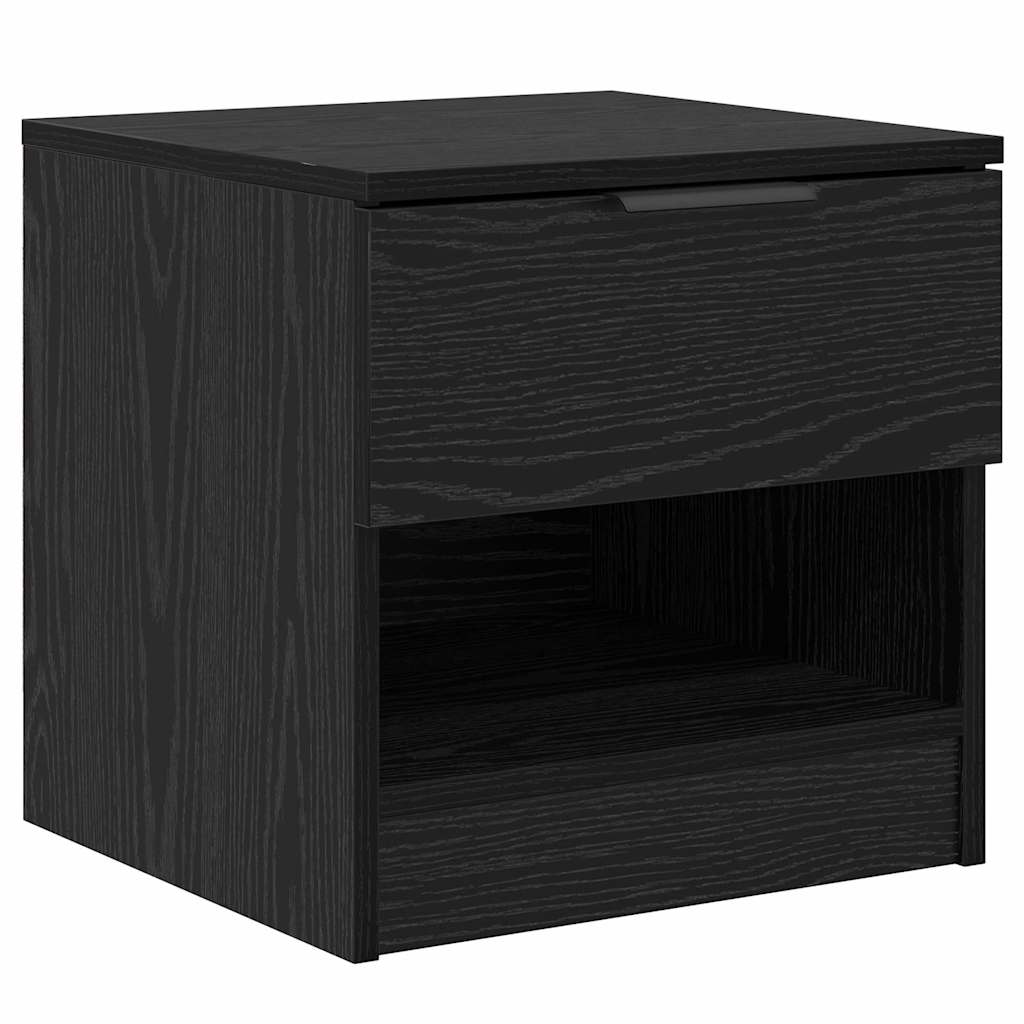 Ormarić za krevet s ladicama 2 pcs Crni hrast 40 x 39 x 40cm