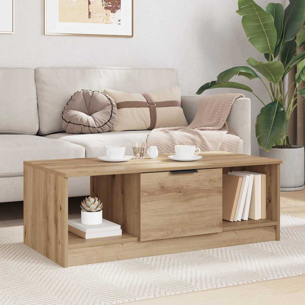 Kava Stol Umjetnički hrast 102 x 50 x 36cm Konstruirano drvo