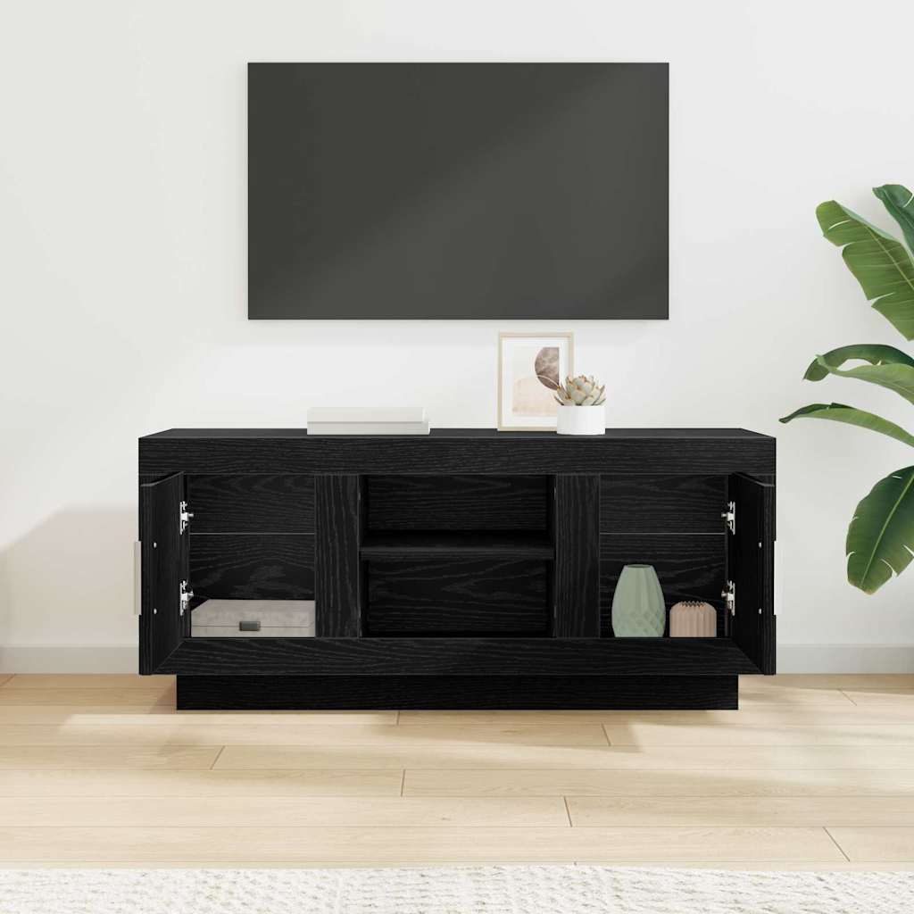 TV ormar Crni hrast 102 x 35 x 45 cm Konstruirano drvo