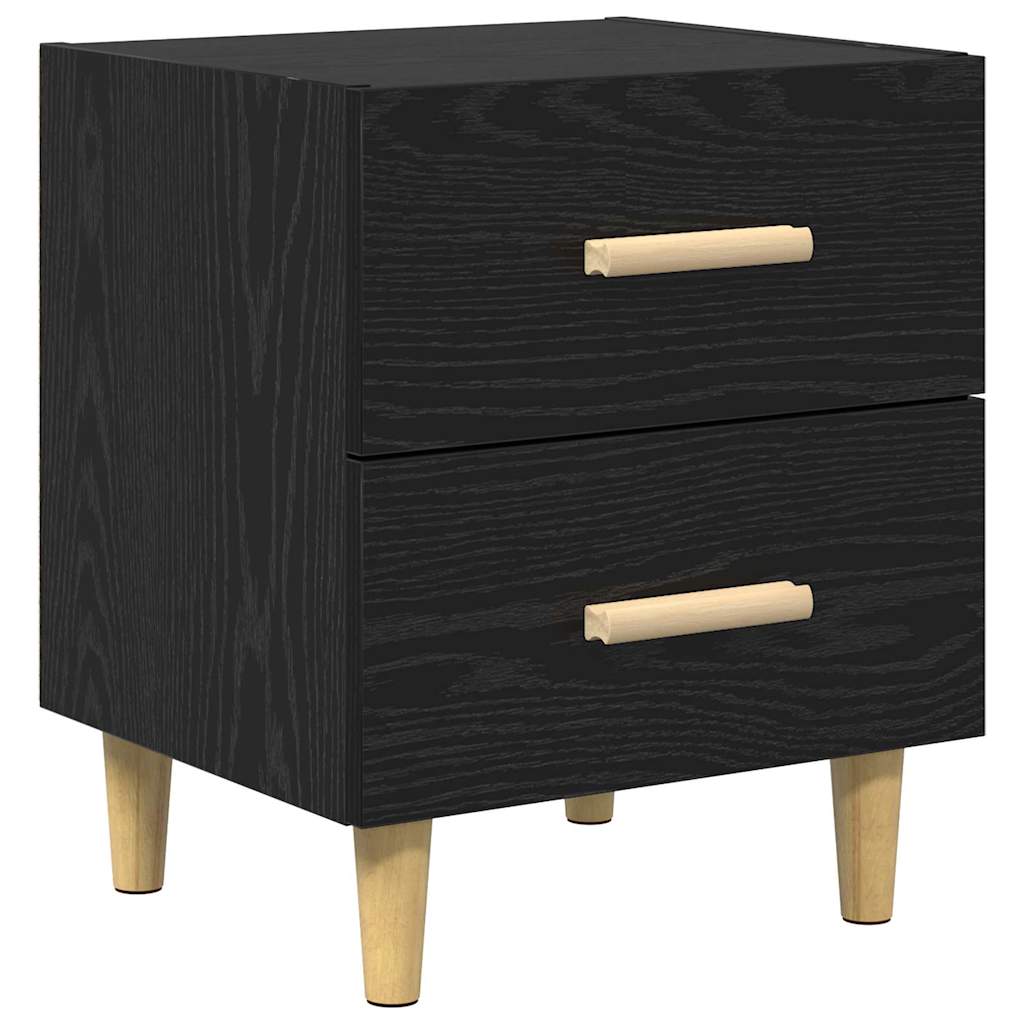 Ormarić za krevet Crni hrast 40 x 35 x 47.5cm Konstruirano drvo