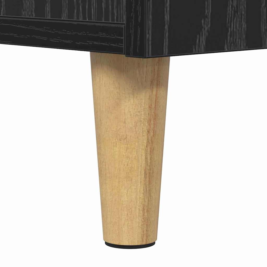 Ormarić za krevet s ladicama 2 pcs Crni hrast 40 x 35 x 47.5cm