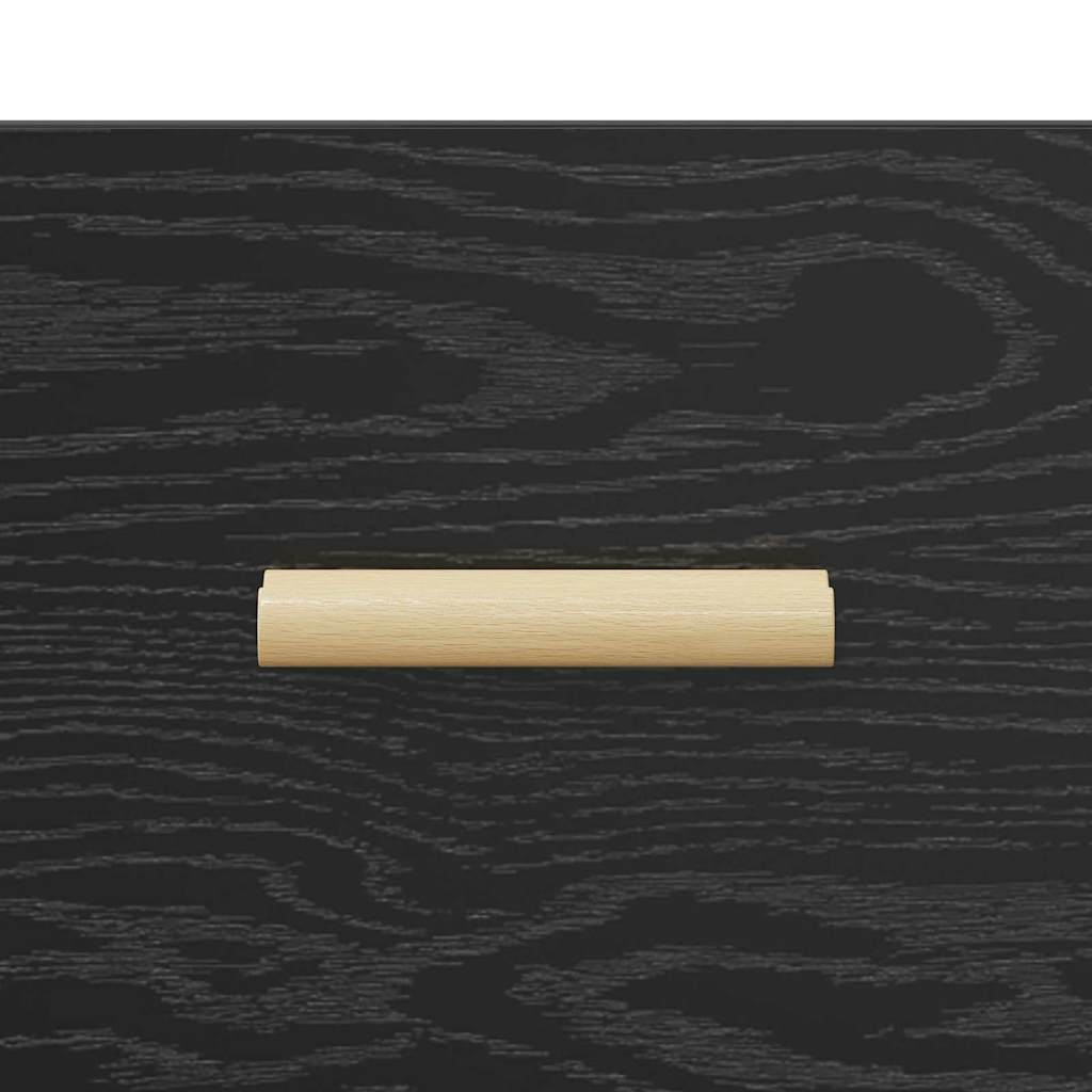 Ormarić za krevet s ladicama 2 pcs Crni hrast 40 x 35 x 47.5cm
