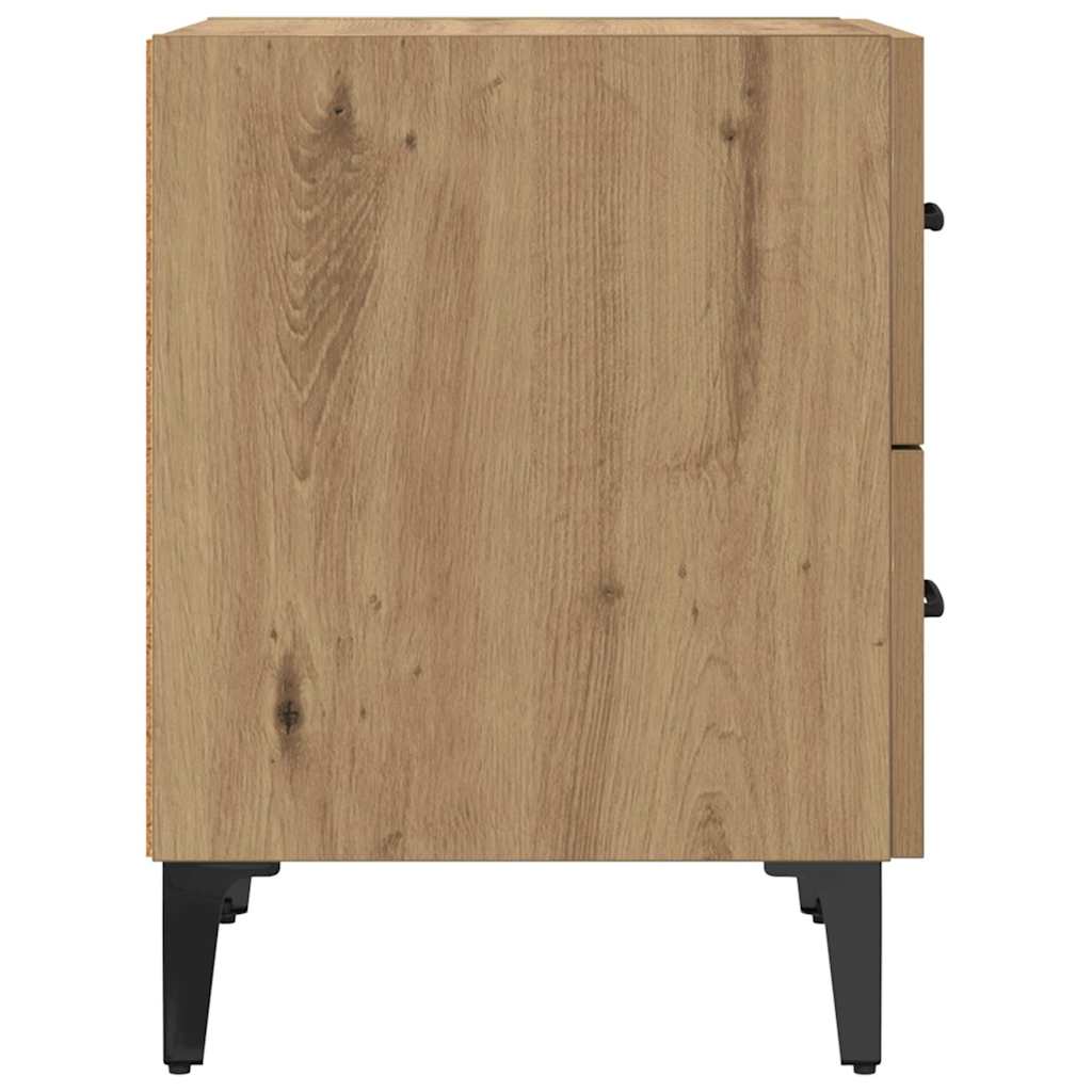 Ormarić za krevet s ladicama Umjetnički hrast 40 x 35 x 47,5 cm