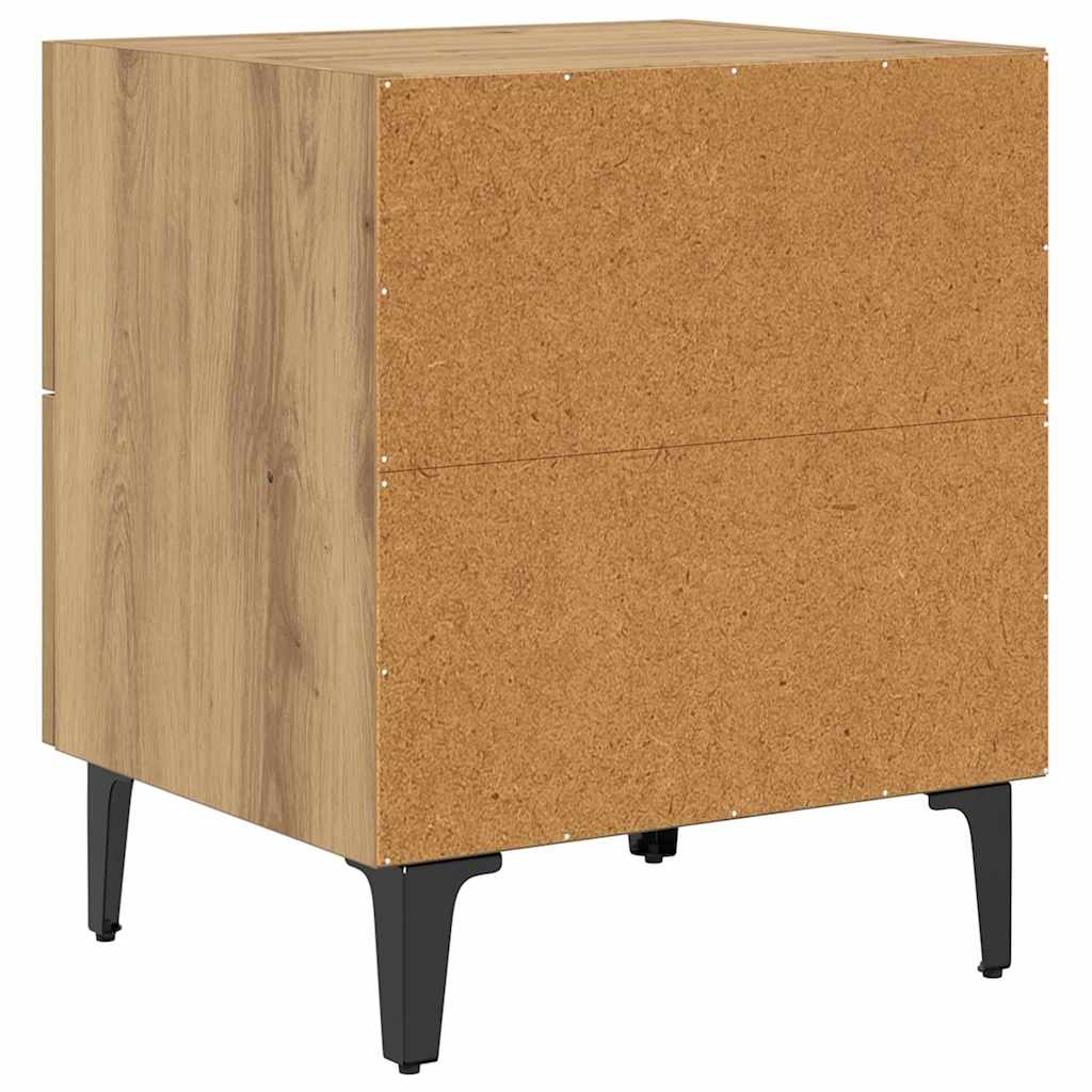 Ormarić za krevet 2 pcs Umjetnički hrast 40 x 35 x 47,5 cm