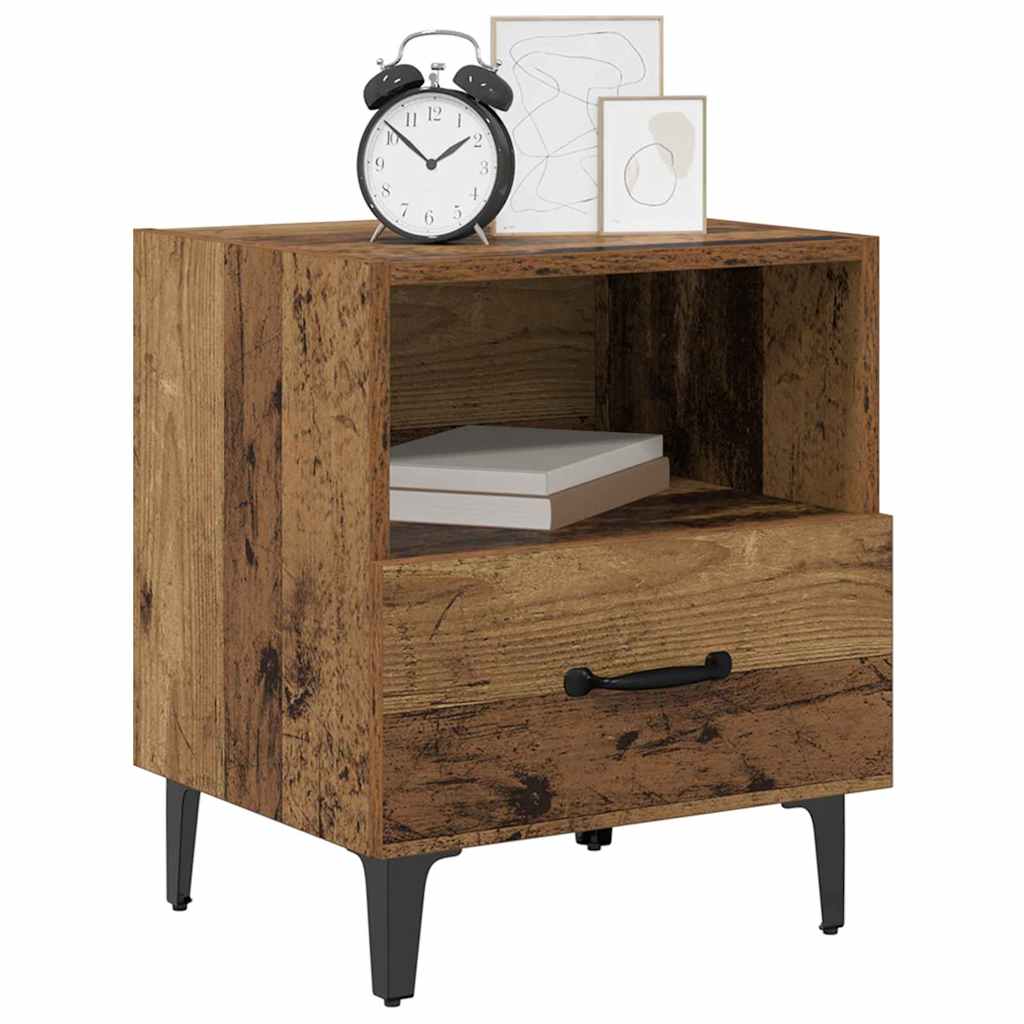 Noćni ormar Staro drvo 40 x 35 x 47,5 cm Konstruirano drvo