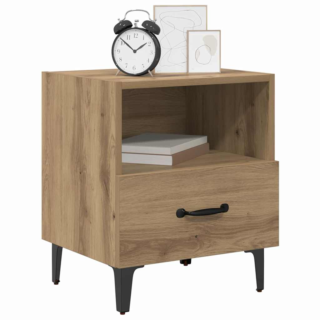 Noćni ormar s ladicama 2 pcs Umjetnički hrast 40 x 35 x 47,5 cm