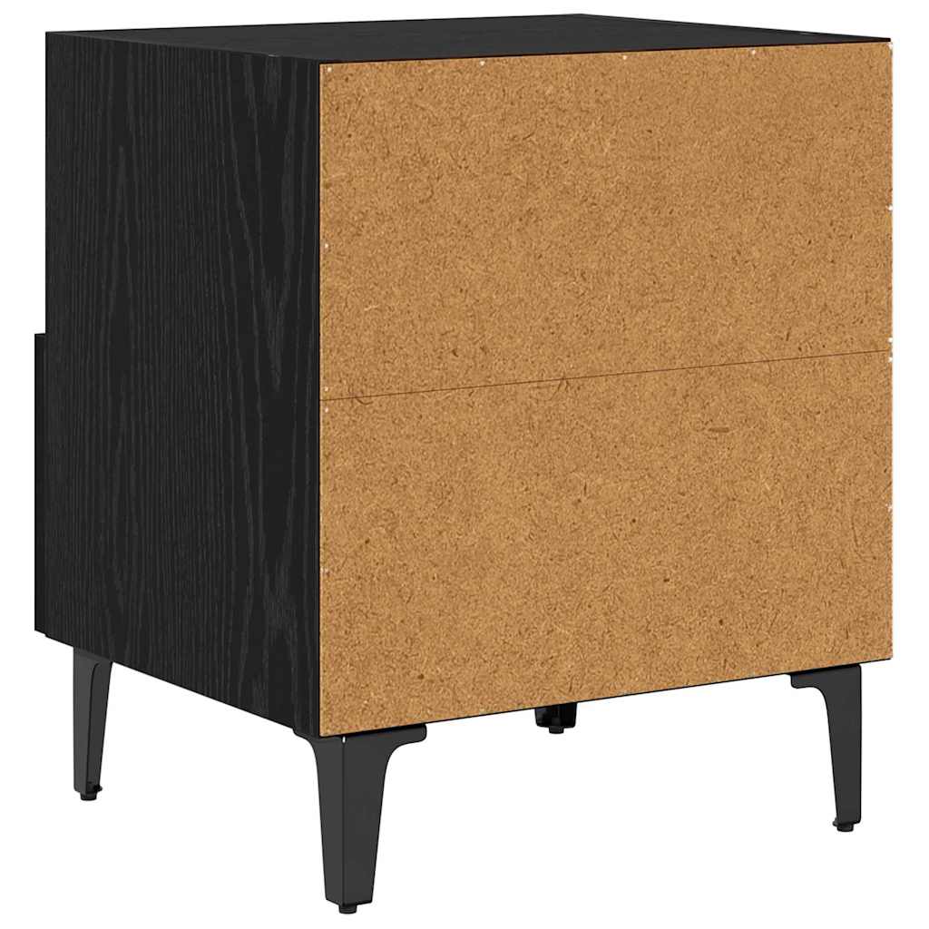 Noćni ormar Crni hrast 40 x 35 x 47.5 cm Konstruirano drvo