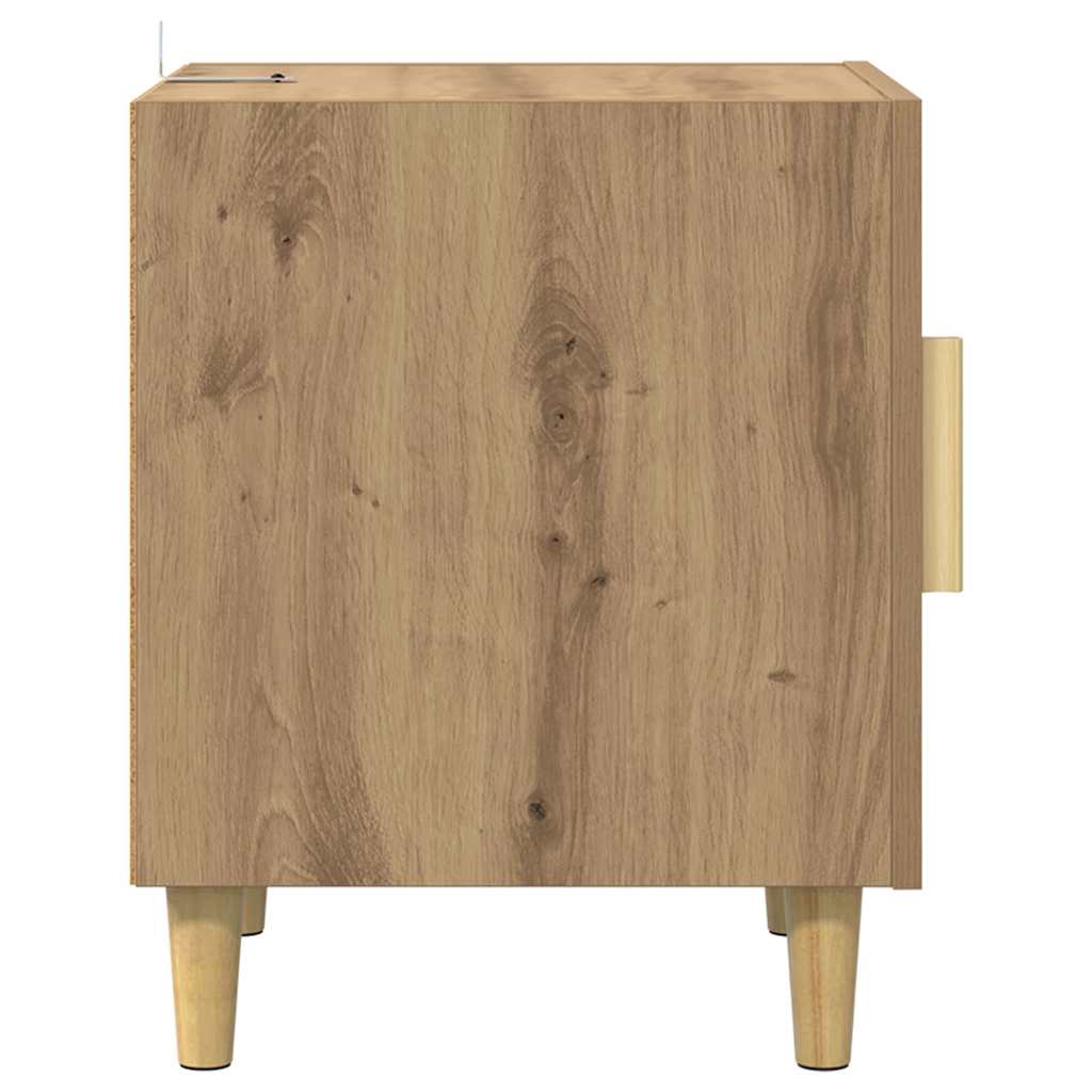 Noćni ormar Umjetnički hrast 40 x 40 x 50 cm Konstruirano drvo