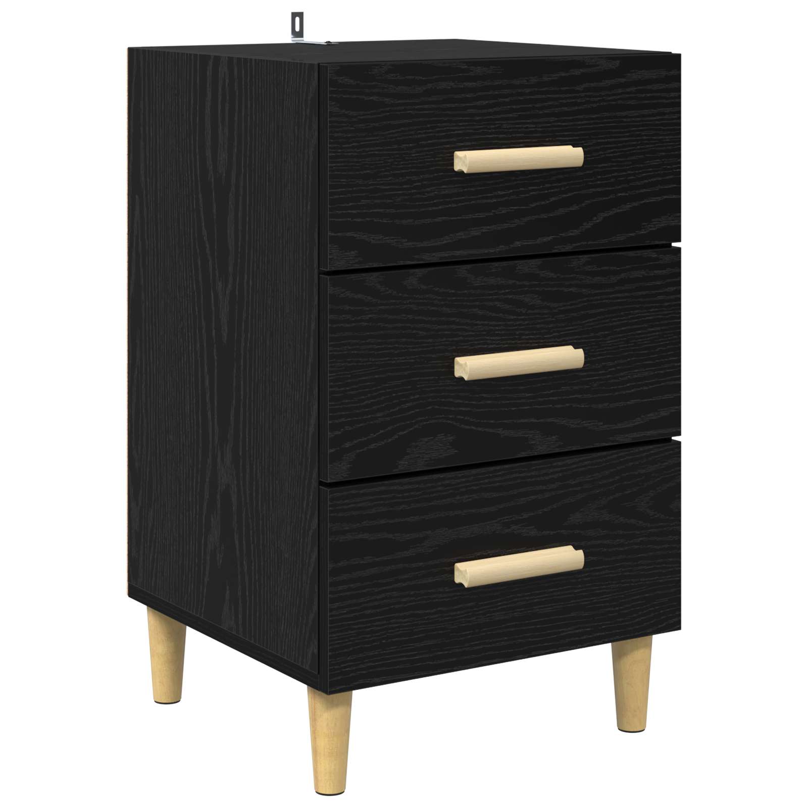 Noćni ormar Crni hrast 40 x 40 x 66 cm Konstruirano drvo